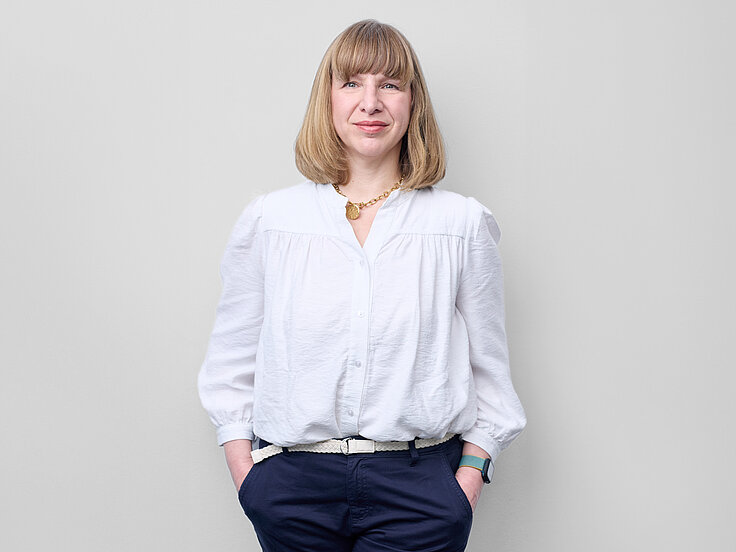 Ein Portrait von Joanna Groumpas